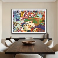 Saved By Love from the Neon Love Series, Wall Display Saved By Love from the Neon Love Series, Wall Display