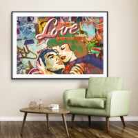 Saved By Love from the Neon Love Series, Wall Display Saved By Love from the Neon Love Series, Wall Display