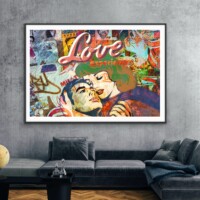 Saved By Love from the Neon Love Series, Wall Display Saved By Love from the Neon Love Series, Wall Display