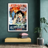 Untamed Love from the Neon Love Series, Wall Display Untamed Love from the Neon Love Series, Wall Display