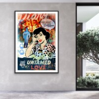 Untamed Love from the Neon Love Series, Wall Display Untamed Love from the Neon Love Series, Wall Display