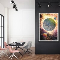 Celestial 013 from the Celestials Series, Wall Display