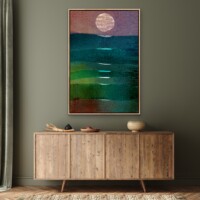 Reflection of Moonlight on the waves, from the Scenics collection, wall display Reflection of Moonlight on the waves, from the Scenics collection, wall display