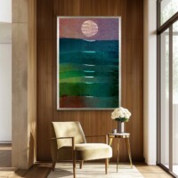 Reflection of Moonlight on the waves, from the Scenics collection, wall display Reflection of Moonlight on the waves, from the Scenics collection, wall display
