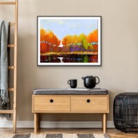 Autumn By The Lakeside from the Scenics Collection, Wall Display Autumn By The Lakeside from the Scenics Collection, Wall Display