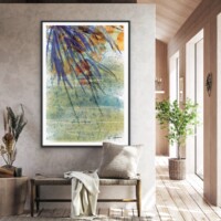 Bamboo Over Water from the Scenics Collection, Wall Display Bamboo Over Water from the Scenics Collection, Wall Display