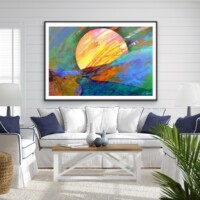 Dramatic Sunrise from the Scenics Collection, Wall Display Dramatic Sunrise from the Scenics Collection, Wall Display