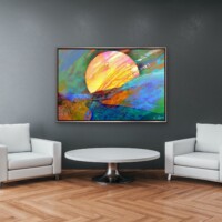 Dramatic Sunrise from the Scenics Collection, Wall Display Dramatic Sunrise from the Scenics Collection, Wall Display