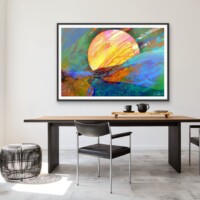 Dramatic Sunrise from the Scenics Collection, Wall Display Dramatic Sunrise from the Scenics Collection, Wall Display