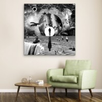 Dreamcatchers 001 Surreal Blank and White Limited Edition Wall Display Dreamcatchers 001 Surreal Blank and White Limited Edition Wall Display