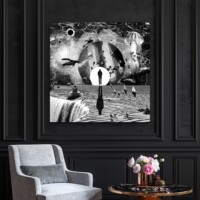 Dreamcatchers 001 Surreal Blank and White Limited Edition Wall Display Dreamcatchers 001 Surreal Blank and White Limited Edition Wall Display