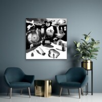 Dreamcatchers 002 Surreal Blank and White Limited Edition Wall Display Dreamcatchers 002 Surreal Blank and White Limited Edition Wall Display