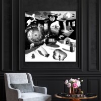 Dreamcatchers 002 Surreal Blank and White Limited Edition Wall Display Dreamcatchers 002 Surreal Blank and White Limited Edition Wall Display