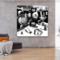 Dreamcatchers 002 Surreal Blank and White Limited Edition Wall Display Dreamcatchers 002 Surreal Blank and White Limited Edition Wall Display