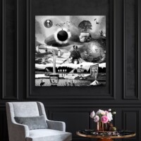 Dreamcatchers 003 Surreal Blank and White Limited Edition Wall Display Dreamcatchers 003 Surreal Blank and White Limited Edition Wall Display