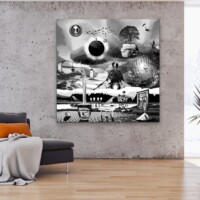 Dreamcatchers 003 Surreal Blank and White Limited Edition Wall Display Dreamcatchers 003 Surreal Blank and White Limited Edition Wall Display