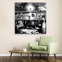 Dreamcatchers 004 Surreal Blank and White Limited Edition Wall Display Dreamcatchers 004 Surreal Blank and White Limited Edition Wall Display