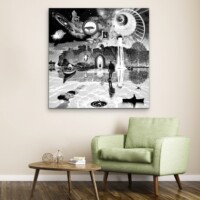 Dreamcatchers 005 Surreal Blank and White Limited Edition Wall Display Dreamcatchers 005 Surreal Blank and White Limited Edition Wall Display