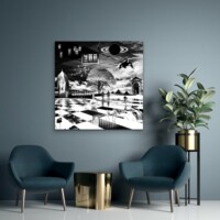 Dreamcatchers 006 Surreal Blank and White Limited Edition Wall Display Dreamcatchers 006 Surreal Blank and White Limited Edition Wall Display