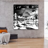 Dreamcatchers 006 Surreal Blank and White Limited Edition Wall Display Dreamcatchers 006 Surreal Blank and White Limited Edition Wall Display