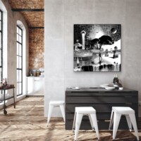 Dreamcatchers 007 Surreal Blank and White Limited Edition Wall Display Dreamcatchers 007 Surreal Blank and White Limited Edition Wall Display