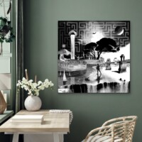 Dreamcatchers 007 Surreal Blank and White Limited Edition Wall Display Dreamcatchers 007 Surreal Blank and White Limited Edition Wall Display