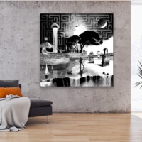 Dreamcatchers 007 Surreal Blank and White Limited Edition Wall Display Dreamcatchers 007 Surreal Blank and White Limited Edition Wall Display