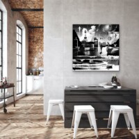 Dreamcatchers 008 Surreal Blank and White Limited Edition Wall Display Dreamcatchers 008 Surreal Blank and White Limited Edition Wall Display