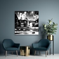 Dreamcatchers 008 Surreal Blank and White Limited Edition Wall Display Dreamcatchers 008 Surreal Blank and White Limited Edition Wall Display