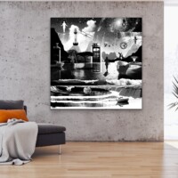 Dreamcatchers 008 Surreal Blank and White Limited Edition Wall Display Dreamcatchers 008 Surreal Blank and White Limited Edition Wall Display