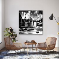 Dreamcatchers 008 Surreal Blank and White Limited Edition Wall Display Dreamcatchers 008 Surreal Blank and White Limited Edition Wall Display