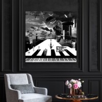 Dreamcatchers 009 Surreal Blank and White Limited Edition Wall Display Dreamcatchers 009 Surreal Blank and White Limited Edition Wall Display