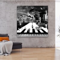 Dreamcatchers 009 Surreal Blank and White Limited Edition Wall Display Dreamcatchers 009 Surreal Blank and White Limited Edition Wall Display