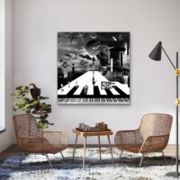 Dreamcatchers 009 Surreal Blank and White Limited Edition Wall Display Dreamcatchers 009 Surreal Blank and White Limited Edition Wall Display
