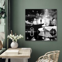 Dreamcatchers 010 Surreal Blank and White Limited Edition Wall Display Dreamcatchers 010 Surreal Blank and White Limited Edition Wall Display