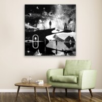 Dreamcatchers 010 Surreal Blank and White Limited Edition Wall Display Dreamcatchers 010 Surreal Blank and White Limited Edition Wall Display