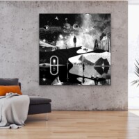 Dreamcatchers 010 Surreal Blank and White Limited Edition Wall Display Dreamcatchers 010 Surreal Blank and White Limited Edition Wall Display