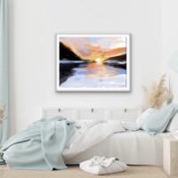 Early Morning Light Over The Lake from the Scenics Collection, Wall Display Early Morning Light Over The Lake from the Scenics Collection, Wall Display