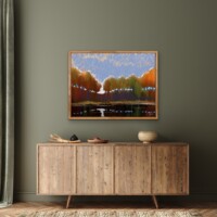 Early Sunrise Through The Trees from the Scenics Collection, Wall Display Early Sunrise Through The Trees from the Scenics Collection, Wall Display
