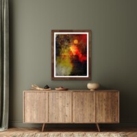 Fiery Sunrise from the Scenics Collection, Wall Display Fiery Sunrise from the Scenics Collection, Wall Display