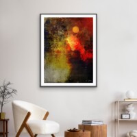 Fiery Sunrise from the Scenics Collection, Wall Display Fiery Sunrise from the Scenics Collection, Wall Display