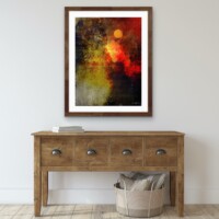 Fiery Sunrise from the Scenics Collection, Wall Display Fiery Sunrise from the Scenics Collection, Wall Display
