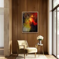Fiery Sunrise from the Scenics Collection, Wall Display Fiery Sunrise from the Scenics Collection, Wall Display