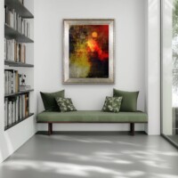 Fiery Sunrise from the Scenics Collection, Wall Display Fiery Sunrise from the Scenics Collection, Wall Display