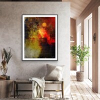 Fiery Sunrise from the Scenics Collection, Wall Display Fiery Sunrise from the Scenics Collection, Wall Display