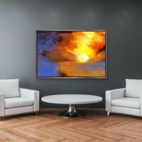 Fiery Sunset from the Scenics Collection, Wall Display Fiery Sunset from the Scenics Collection, Wall Display