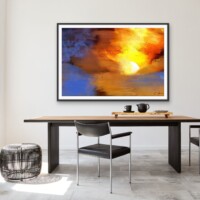 Fiery Sunset from the Scenics Collection, Wall Display Fiery Sunset from the Scenics Collection, Wall Display