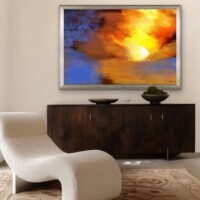 Fiery Sunset from the Scenics Collection, Wall Display Fiery Sunset from the Scenics Collection, Wall Display