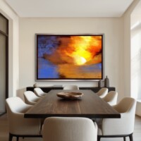 Fiery Sunset from the Scenics Collection, Wall Display Fiery Sunset from the Scenics Collection, Wall Display