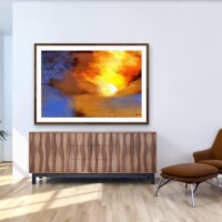 Fiery Sunset from the Scenics Collection, Wall Display Fiery Sunset from the Scenics Collection, Wall Display
